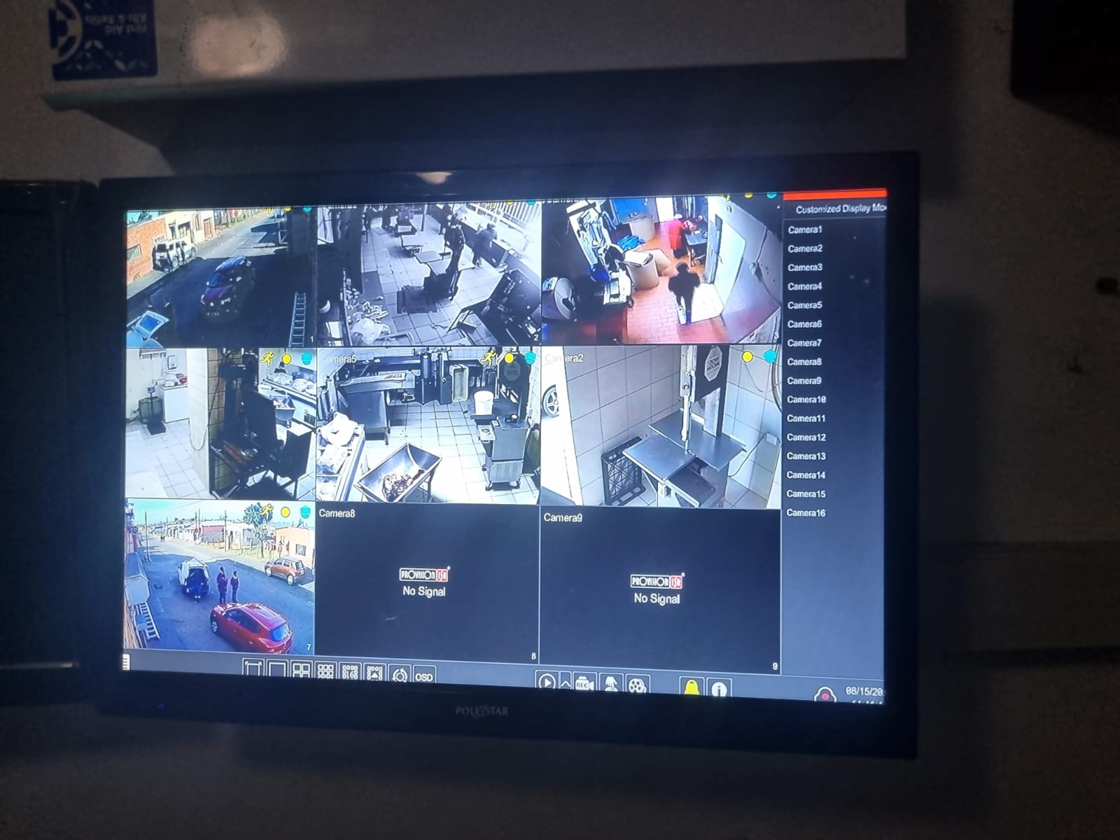 Installed CCTV